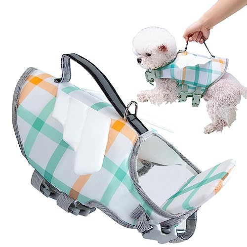 Hundebadeanzug, Badehose für Hunde, Strandkleidung | Anti-Erstickungsgefahr Water Head Support Design Weste für Hunde mit Rettungsgriff Anti-Erstickung für Hunde von Povanjer