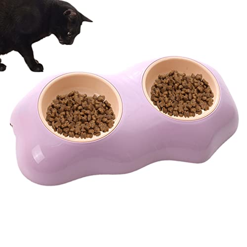Hundenäpfe - Eiförmige Wasser- und Futternäpfe für Hunde und Katzen - Pet Feeding Station, Pet Dish Feeder mit Wasser- und Futterspender für Katzen und Hunde von Povanjer