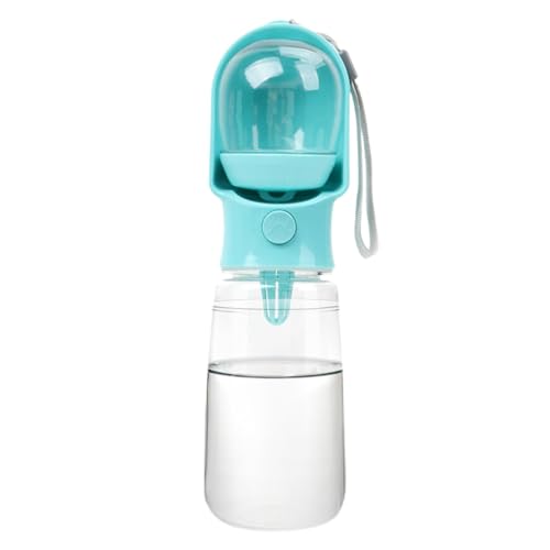 Hundewasserflasche tragbar,Tragbare Hundewasserflasche - Futternapf für Haustiere - Auslaufsichere Haustier-Wasserflaschen für den Außenbereich, Welpen-Wasserspender mit Trinkfutterspender Hundewasserflasche tragbar,Tragbare Hundewasserflasche - Futternapf für Haustiere - Auslaufsichere Haustier-Wasserflaschen für den Außenbereich, Welpen-Wasserspender mit Trinkfutterspender von Povanjer
