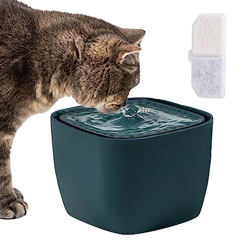 Katzenbrunnen – Automatischer Wasserbrunnen, sehr leise, Tiere, intelligentes Design, 2,5 l, LED, für Katzen und Hunde im Innenbereich Katzenbrunnen – Automatischer Wasserbrunnen, sehr leise, Tiere, intelligentes Design, 2,5 l, LED, für Katzen und Hunde im Innenbereich von Povanjer