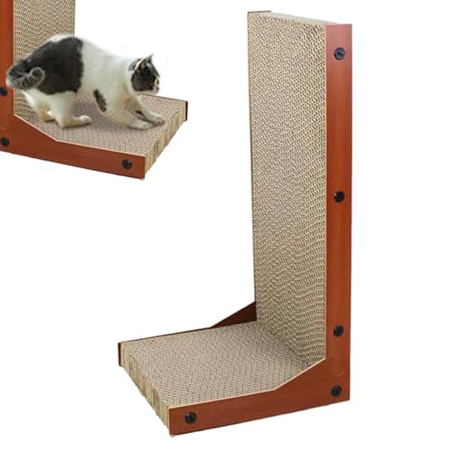 Katzenkratzmatte | Haustier-Kratzbrett in L-Form | Pet Entertainment Scratcher zum Schutz von Möbeln für Schlafzimmer, Balkon, Arbeitszimmer, Wohnzimmer Katzenkratzmatte | Haustier-Kratzbrett in L-Form | Pet Entertainment Scratcher zum Schutz von Möbeln für Schlafzimmer, Balkon, Arbeitszimmer, Wohnzimmer von Povanjer