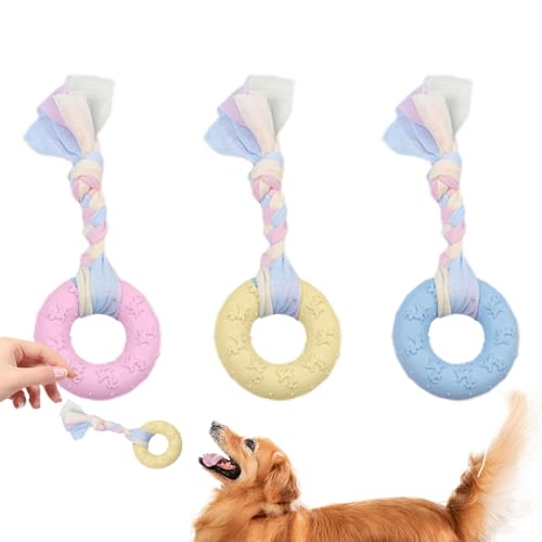 Kleine Hunde Beißspielzeug, Welpen Beißstäbe Hund Kauspielzeug - Interaktives Hundespielzeug Welpen Beiß Hundeball mit Seil & Interaktives Spielzeug für Indoor Outdoor Welpen Kleine Hunde Beißspielzeug, Welpen Beißstäbe Hund Kauspielzeug - Interaktives Hundespielzeug Welpen Beiß Hundeball mit Seil & Interaktives Spielzeug für Indoor Outdoor Welpen von Povanjer