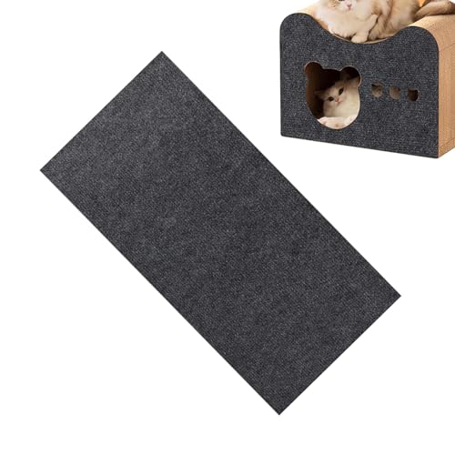 Kratzmatte Katzen - Kletter-Katzenkratzer, DIY Zuschneidbare Selbstklebende Teppich-Katzenmattenunterlage, Selbstklebend Kratzteppich Katze Wand, Kratzbrett Katzen, Teppich-Katzenkratzer-Möbelschutz von Povanjer