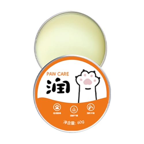 Pfotenbalsam für Haustiere, 60 g, multifunktionaler Creme-Balsam für schnell wirkende Pfotenpflege, botanische Haustierfüße, Hautpflegezubehör für Kätzchen, große Hunde, Welpen, mittelgroße Hunde Pfotenbalsam für Haustiere, 60 g, multifunktionaler Creme-Balsam für schnell wirkende Pfotenpflege, botanische Haustierfüße, Hautpflegezubehör für Kätzchen, große Hunde, Welpen, mittelgroße Hunde von Povanjer