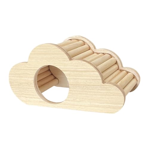 Povanjer Hamster Holzhaus | Zwerghamster Lebensraum Käfig mit Kletterleiter | Kleintierversteck Unterschlupf Kauspielzeug Nesting Bogendekor für Eichhörnchen Povanjer Hamster Holzhaus | Zwerghamster Lebensraum Käfig mit Kletterleiter | Kleintierversteck Unterschlupf Kauspielzeug Nesting Bogendekor für Eichhörnchen von Povanjer