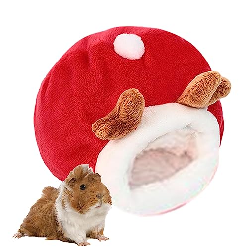 Povanjer Hamsterbett – Warmes Schlafnest für kleine Tiere, rutschfestes Schlafgerät für Haustiere für Kaninchen, Schweinchen, Hamster und andere kleine Haustiere von Povanjer