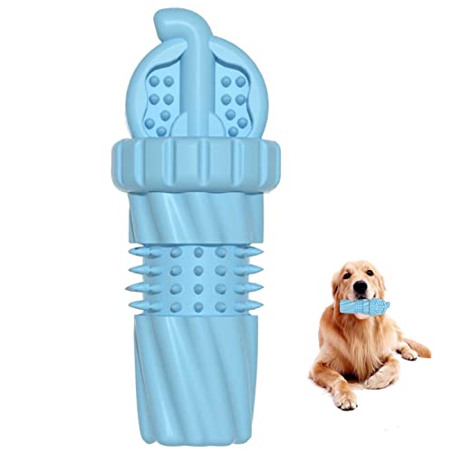 Povanjer Harte Hundespielzeug | Unzerbrechliches Hundespielzeug in Form eines Stachelbechers aus Gummi für die Reinigung der Zähne des Hundes,Cola Cup Form Hundespielzeug von Povanjer