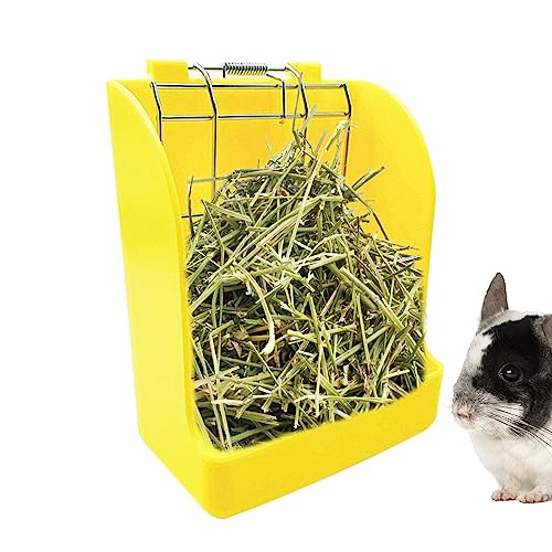 Heu-Futterspender für Schweinchen | Grashalter für Heu - Heuspender für Kaninchen, Zubehör für Käfige für Kleintiere, Gras und Futterspender für Tiere Heu-Futterspender für Schweinchen | Grashalter für Heu - Heuspender für Kaninchen, Zubehör für Käfige für Kleintiere, Gras und Futterspender für Tiere von Povanjer
