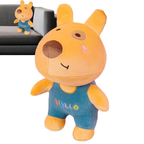 Plüschtier für Hunde, Plüschtier aus Plüsch, niedliches Hundeplüschtier | Bequemes Hunde-Plüschkissen 9 Zoll (22,4 cm), Plüsch-Welpenspielzeug aus weichem Plüsch und von Povanjer