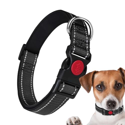 Reflektierendes Halsband für Katzen, reflektierendes Halsband für Haustiere, verstellbare Sicherheitshalsbänder | Anhänger für Katzenhalsband, Schnellverschluss-Schnalle, Halsband für Tiere von Povanjer
