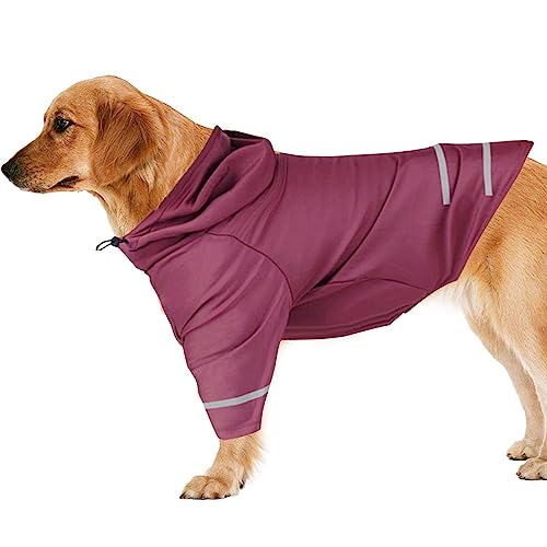 Sommer Hund Kleidung - Welpen Hemden für kleine Hunde, Haustier Kleidung Reflektierende UV Block Schnell Trocknendes Atmungsaktives Design für Retriever von Povanjer
