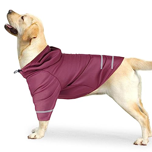 Sommerkleidung für Hunde - Kleine Hunde Hemden für Jungen, Haustierkleidung Reflektierender UV-Block, schnelltrocknendes atmungsaktives Design, für Retriever von Povanjer