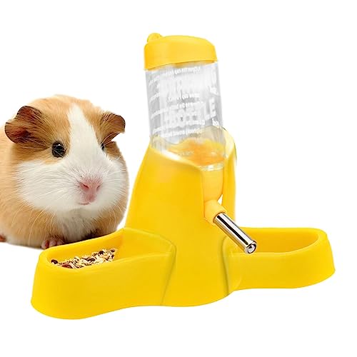 Wasserflasche für Hamster - Automatische tropfsichere Flasche für Nahrung und Wasser, Zubehör für Haustiere Trinker für Hamster 80 ml von Povanjer