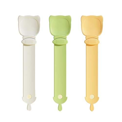 3pcs Katzenstreifen Squeeze Löffel Fütterung Arbeitersparung Schieber Katzenstreifen Feeder mit hängendes Loch für Hundekatze Nassfutter bequemer Katzenfutterlöffel zum Füttern 3pcs Katzenstreifen Squeeze Löffel Fütterung Arbeitersparung Schieber Katzenstreifen Feeder mit hängendes Loch für Hundekatze Nassfutter bequemer Katzenfutterlöffel zum Füttern von Povkufii