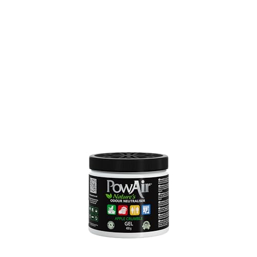 PowAir Gel - Professioneller Geruchsneutralisierer für ätherische Öle, regeneriert die Luft in häuslichen Umgebungen, setzt einen angenehmen Apple Crumble Duft für 500 Stunden frei | Gel-Lösung - 500 PowAir Gel - Professioneller Geruchsneutralisierer für ätherische Öle, regeneriert die Luft in häuslichen Umgebungen, setzt einen angenehmen Apple Crumble Duft für 500 Stunden frei | Gel-Lösung - 500 von PowAir