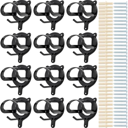 12 Stück Trensenzaumhalter, Pferde-Zaumzeughalter, Metall Trensenhalter für Pferde, Trense Pferdehalfter Aufhänger für Ställe, Sattelkammern 12 Stück Trensenzaumhalter, Pferde-Zaumzeughalter, Metall Trensenhalter für Pferde, Trense Pferdehalfter Aufhänger für Ställe, Sattelkammern von Poweka