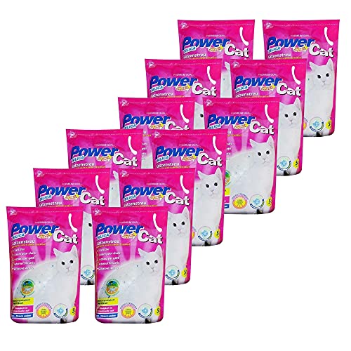12 x 5 l = 60L PowerCat Magic Silikat Katzenstreu 12 x 5 l = 60L PowerCat Magic Silikat Katzenstreu von Powercat