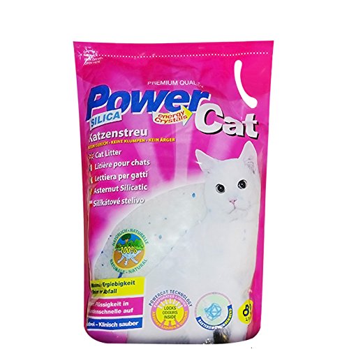 8 x 8 l = 64 L Power CAT Magic SILIKAT KATZENSTREU-PowerCat STREU-Forever CLEAN- von PowerCat 8 l