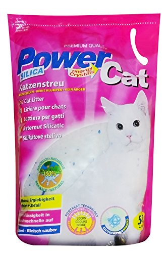 6 x 5 l = 30 L Power Cat Magic Silikat Katzenstreu Powercat von PowerCat