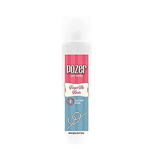 Pozer Pet Vanity Forget Me Knots Detangling Shampoo for Long Coats, 300ml von Pozer