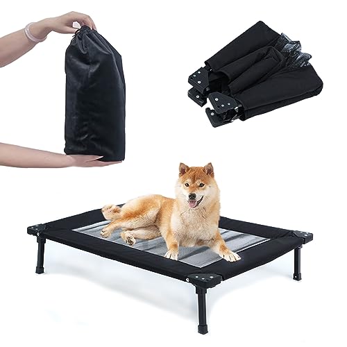 Pozico Hundebett Faltbar Erhöhtes Hundebett mit Metallrahmen, Tragbar, Waschbar, Atmungsaktives Netz, Groß/Mittelgroß Hunde Katzenbett Haustierbett, Innen/Außenbereich, Reisen, Camping, L Pozico Hundebett Faltbar Erhöhtes Hundebett mit Metallrahmen, Tragbar, Waschbar, Atmungsaktives Netz, Groß/Mittelgroß Hunde Katzenbett Haustierbett, Innen/Außenbereich, Reisen, Camping, L von pozico