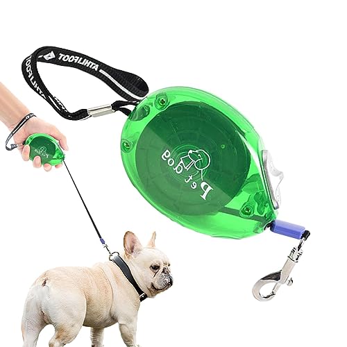 Ausziehbare Hundeleine - 8,2 FT Pet Walking Essentials - Verwicklungsfreie ausziehbare Hundeleine mit rutschfestem Griff, einfach zu verriegeln und zu lösen, robuste Hundeleine mit Nylonband Pratvider von Pratvider