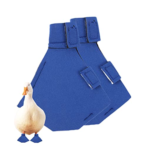 Gänse Flipper - Tragbare Duck Booties Daily Walking Goose Booties Schuhe | Fußschutz Anti-Rutsch-Stiefel für kleine Enten Gänse Outdoor-Ente Pratvider von Pratvider
