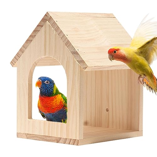 Nistkasten für Sittiche | Belüftungsstruktur Sittichnest für Käfig,Wellensittich-Nisthaus, Conure-Nistkasten, Baumdekoration aus Pratvider Nistkasten für Sittiche | Belüftungsstruktur Sittichnest für Käfig,Wellensittich-Nisthaus, Conure-Nistkasten, Baumdekoration aus Pratvider von Pratvider