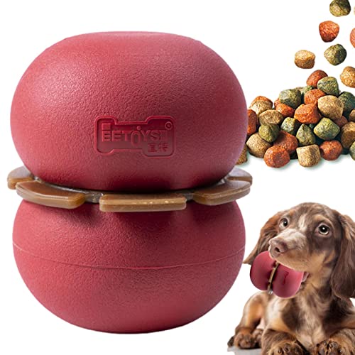 Pratvider Leckerliball für Hunde - Hundekauspielzeug Ball für mittelgroße Hunde | Treat, Futterspender, Puzzle-Welpenfreunde, robuster, langlebiger Haustierball, Beste Reinigung der Zähne von Pratvider