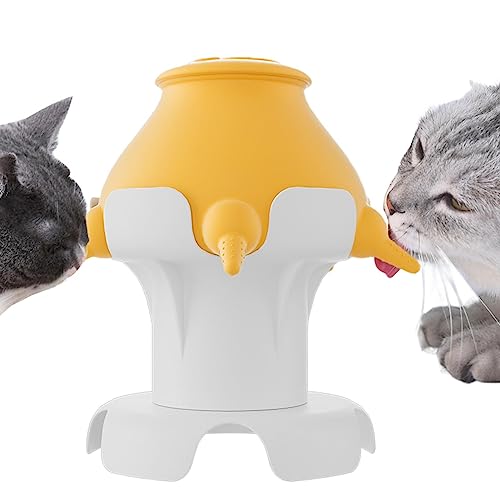 Welpenmilchfütterer - Puppy Bottles Stillstation mit 5 Silikonsaugern - Haustier-Milchnapf mit Silikon-Nippel-Futternapf, kleine stillende Hunde, Katzen, Kätzchen Pratvider von Pratvider