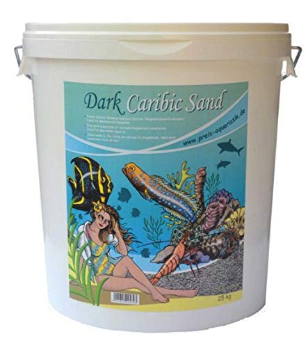 Preis-Aquaristik 281 Dark Caribic Sand, 1900 ml von Preis-Aquaristik