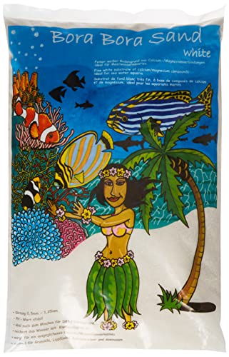 Preis Aquaristik Bora Bora Sand 8Kg - feiner weißer Bodengrund für Meerwasseraquarien von Preiser Records