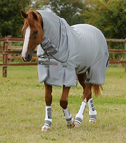 Premier Equine Fliegendecke Bug Buster Fly Rug with Belly Flap 6'6'' Silver Premier Equine Fliegendecke Bug Buster Fly Rug with Belly Flap 6'6'' Silver von Premier Equine