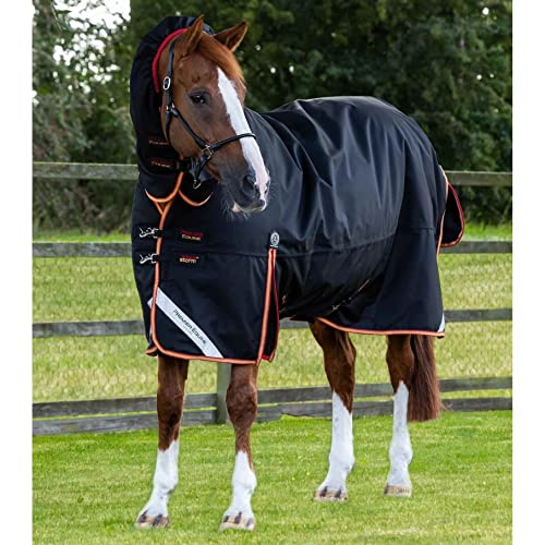 Premier Equine Outdoor-Decke für Pferde mit Nackenrolle Titan Storm 450 g von Premier Equine
