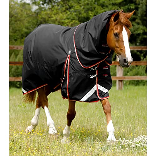wasserdichte Outdoor-Decke für Pferde mit Halsabdeckung Premier Equine Buster 100 g von Premier Equine