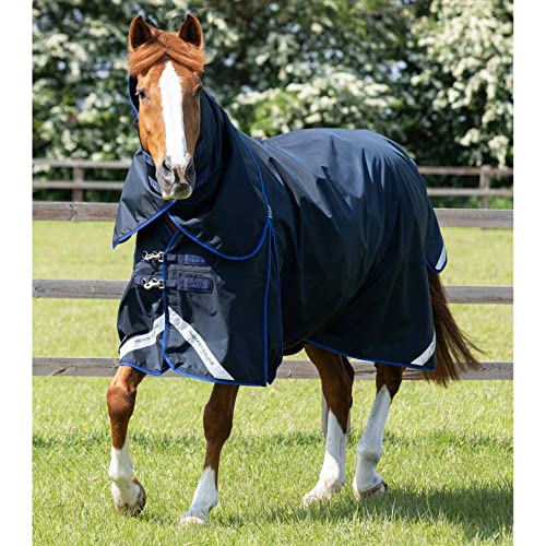 wasserdichte Outdoor-Decke für Pferde mit Halsabdeckung Premier Equine Buster 40g von Premier Equine