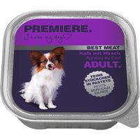 PREMIERE Best Meat Adult Kalb mit Hirsch 32x100 g von Premiere