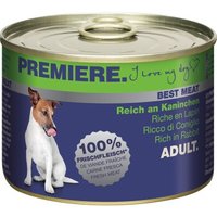 PREMIERE Best Meat Adult Kaninchen 12x185 g von Premiere