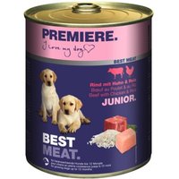 PREMIERE Best Meat Junior Huhn und Rind 24x800 g von Premiere