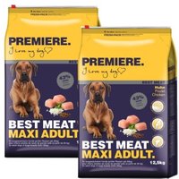 PREMIERE Best Meat Maxi Adult 2x12,5 kg von Premiere