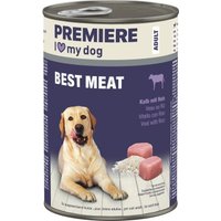 PREMIERE Best Meat Nassfutter Hund, Adult, Kalb mit Reis 6x400 g von Premiere