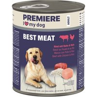 PREMIERE Best Meat Nassfutter Hund, Adult, Rind mit Huhn und Reis 6x800 g PREMIERE Best Meat Nassfutter Hund, Adult, Rind mit Huhn und Reis 6x800 g von Premiere
