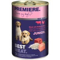 PREMIERE Best Meat Nassfutter Hund, Junior, Huhn und Rind 24x400 g PREMIERE Best Meat Nassfutter Hund, Junior, Huhn und Rind 24x400 g von Premiere