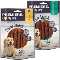 PREMIERE Chew Snack Kaustangen Huhn und Ente 2x200g PREMIERE Chew Snack Kaustangen Huhn und Ente 2x200g von Premiere
