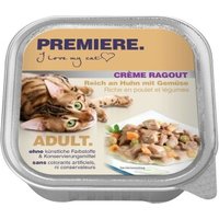 PREMIERE Crème Ragout Adult Huhn mit Gemüse 32x100 g von Premiere