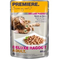 PREMIERE Deluxe Ragout Adult Reich an Huhn 22x85 g von Premiere