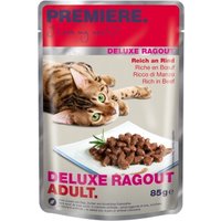 PREMIERE Deluxe Ragout Adult Reich an Rind 22x85 g von Premiere