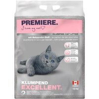 PREMIERE Excellent Klumpstreu, Babypuder-Duft 12 kg von Premiere