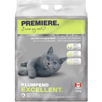 PREMIERE Excellent Klumpstreu, Zitronengras-Duft 12 kg von Premiere