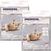 PREMIERE Excellent ohne Duft Klumpstreu Pure 2x12 kg PREMIERE Excellent ohne Duft Klumpstreu Pure 2x12 kg von Premiere